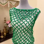 WHIMSY WEAVES DewDrop Top - Green Emerald
