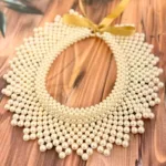 WHIMSY WEAVES Sun Collar - Pearl Finish
