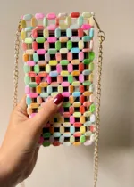 Cube Phone Sling with Chain