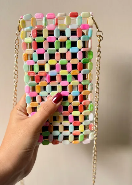 Cube Phone Sling with Chain
