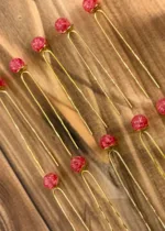 Elegant Juda Pin | Dark Pink (Set of 10) - Image 3