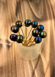 Elegant Juda Pin | Black (Set of 10)