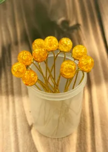 Elegant Juda Pin | Orange (Set of 10)