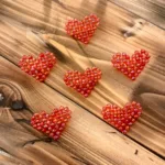 Brooch Pin | Red (Set of 6)