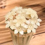 Juda Pin Flower Pearl | Red (Set of 10)