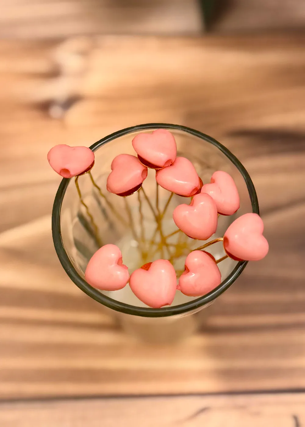 Juda Pin Heart_pink 01 Juda Pin Heart | Pink (Set of 10) - Image 1