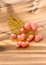 Juda Pin Heart | Pink (Set of 10) - Image 2