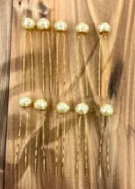 Juda Pin Rose Pearl | Red (Set of 10) - Image 2