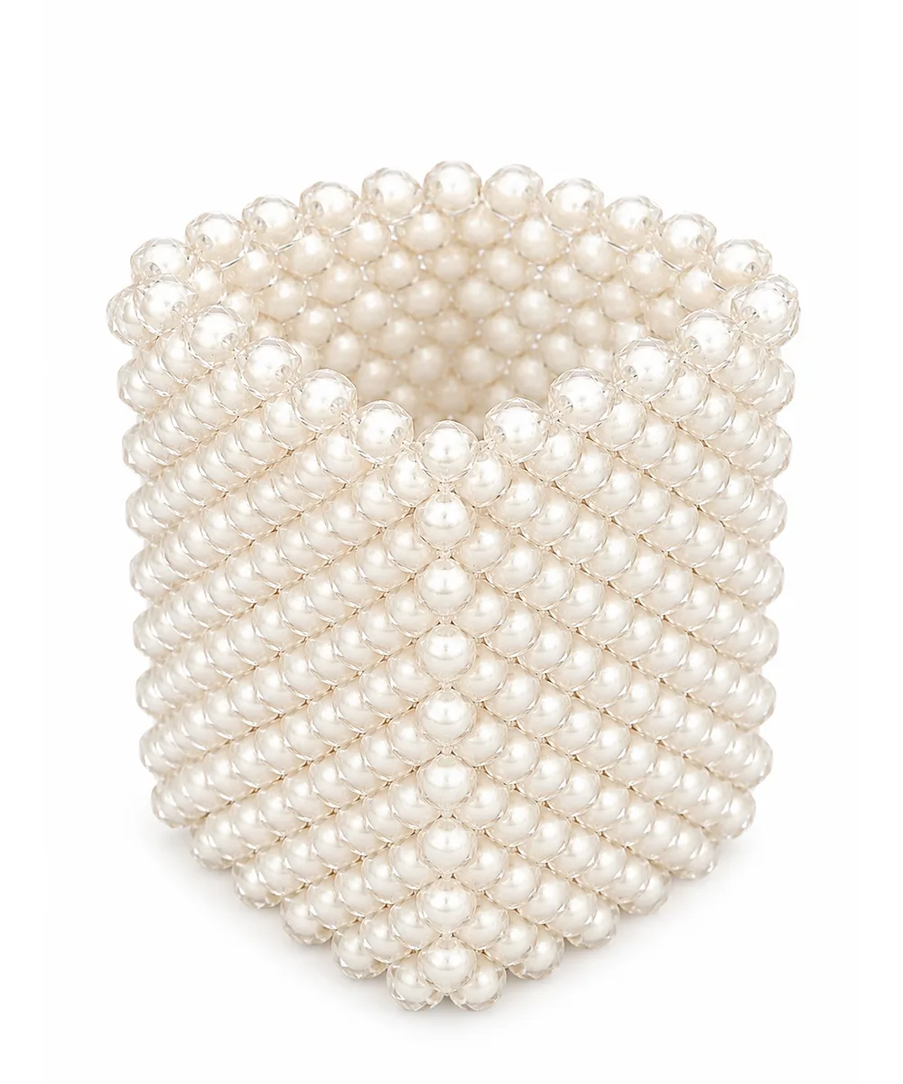 Beaded XL Stationery Holder W Beaded XL Stationery Holder - Image 1