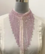 Waterfall Necklace Women - Cut Crystal - Image 11